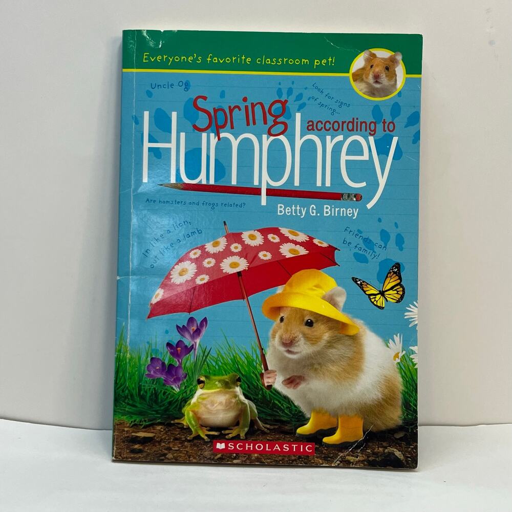 spring according to humphrey by betty g birney classroom hamster‎ ages 7-10